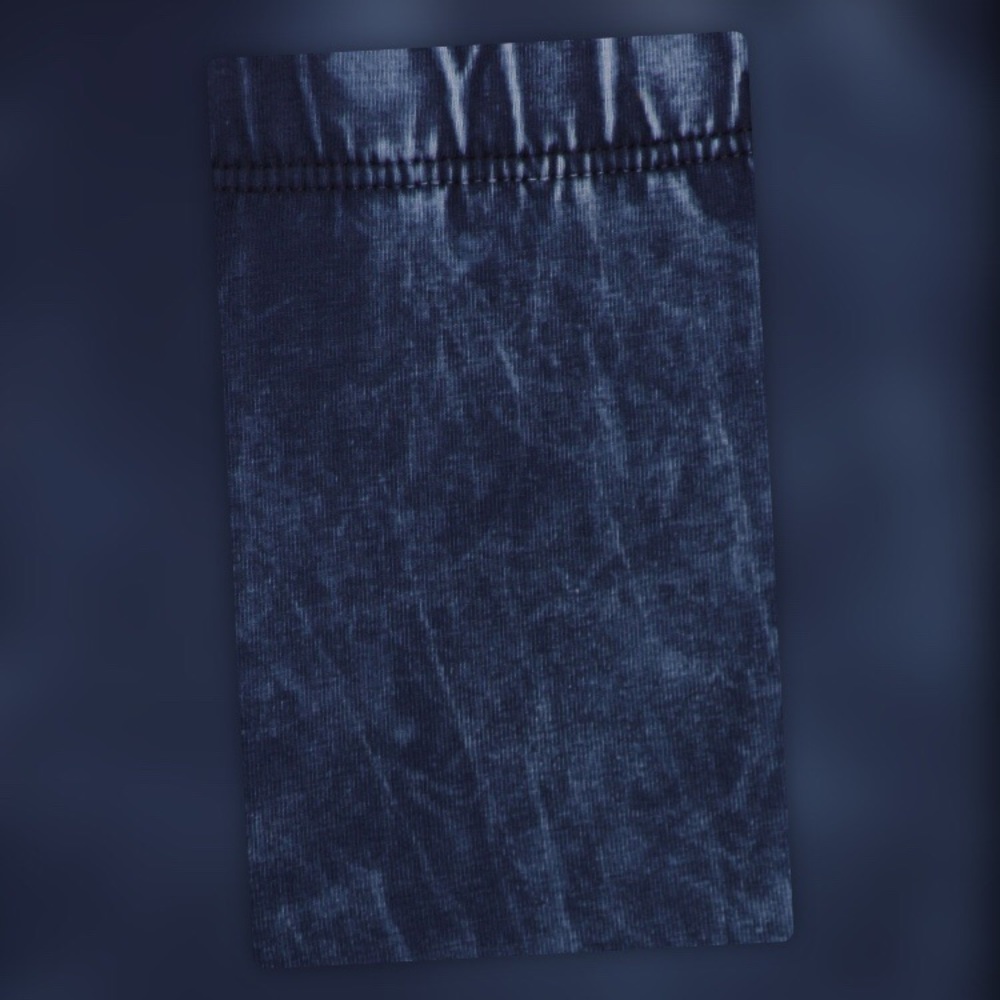 Soft Denim Cotton Blend Comfy Lounge Yoga Leggings - Picture 3 of 6
